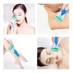 GENERICO - Masajeador Facial Rodillo Frio Cara Y Ojos Arrugas