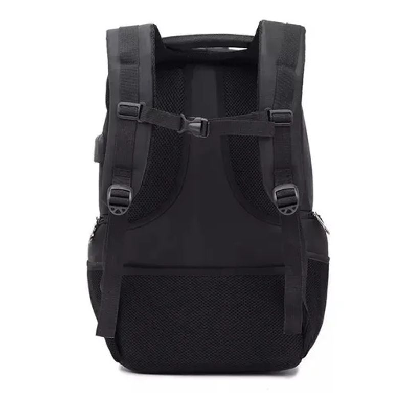 CARIBEE - Bolso Mochila Antirrobo Candado Seguridad Viajes Negro