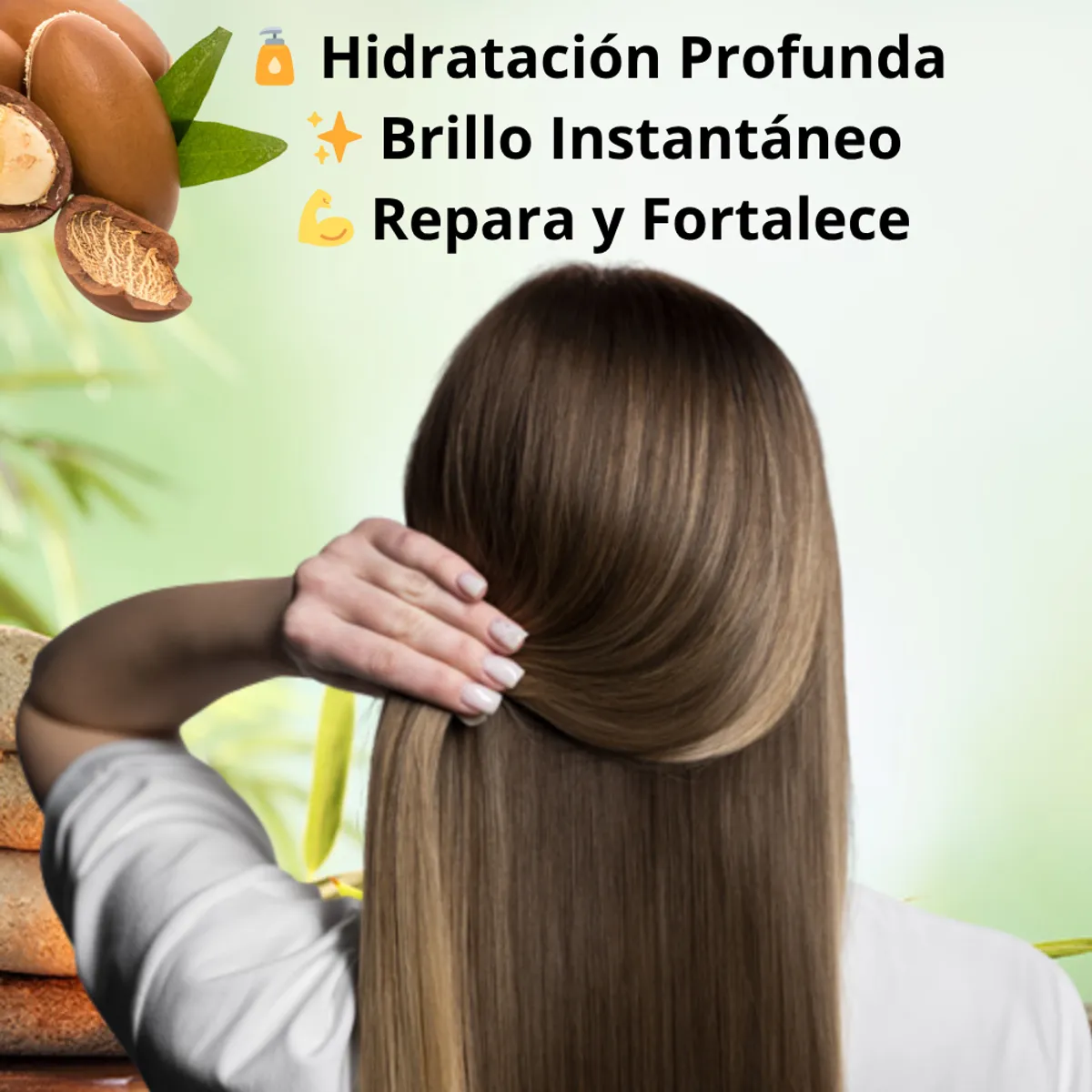 KANECHOM - Pack Capilar Kanechom Argán Hidratación, Brillo Y Cuidado 4 en 1