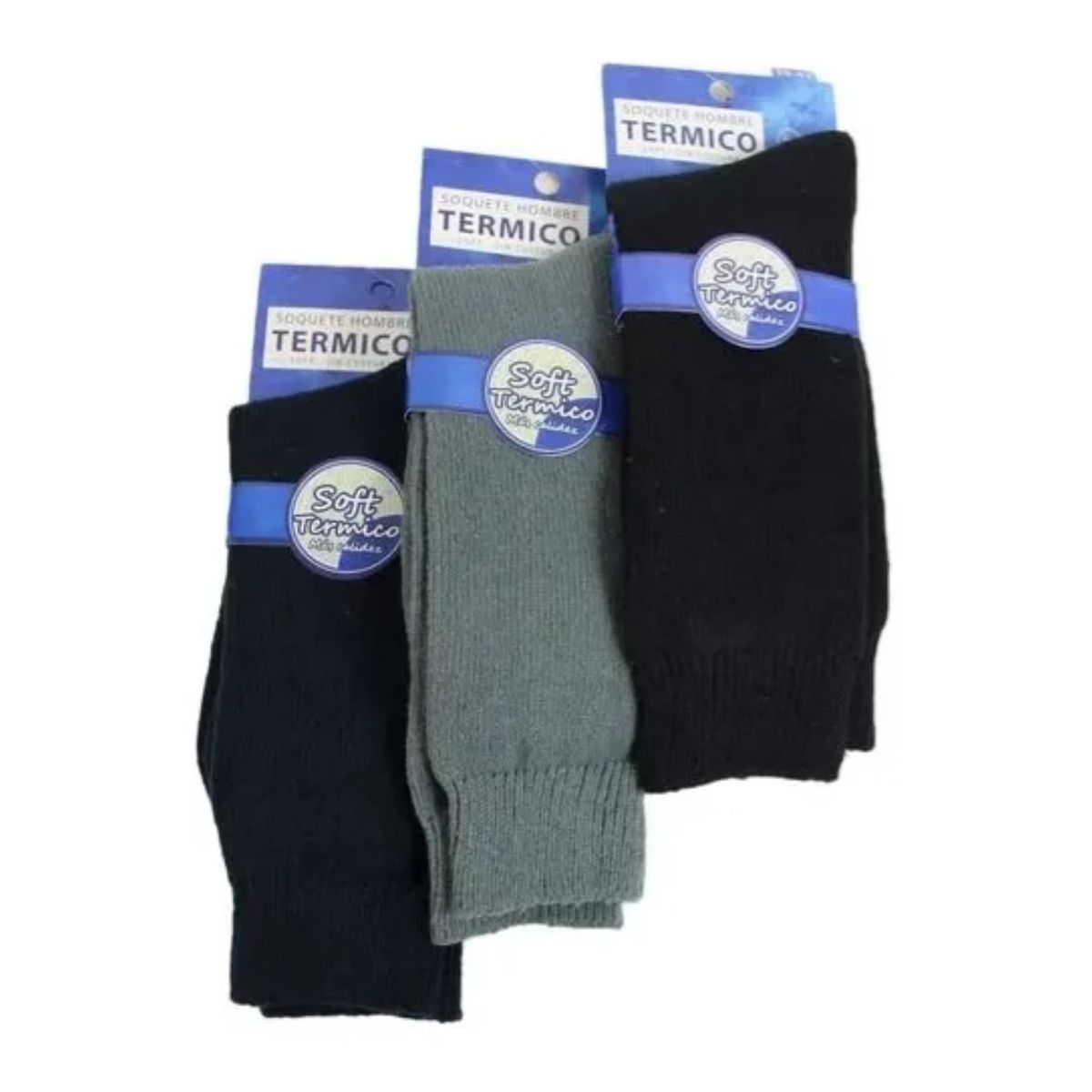 EKOL TACTICA MILITAR - Pack 3 Calcetines Soquete Térmico Soft Hombre