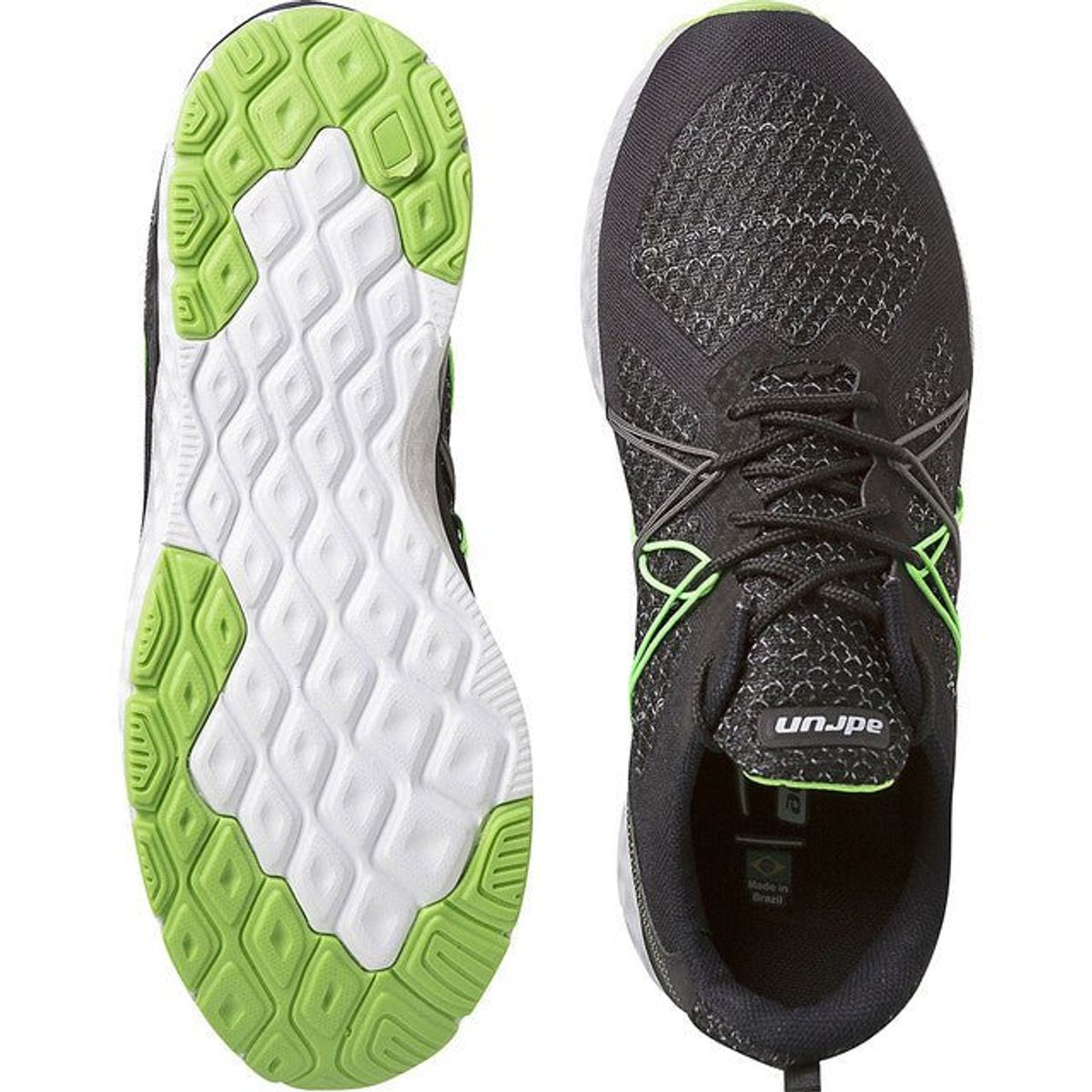 POZATINI - ZAPATILLA DEPORTIVA HOMBRE NEGRO VERDE 7812
