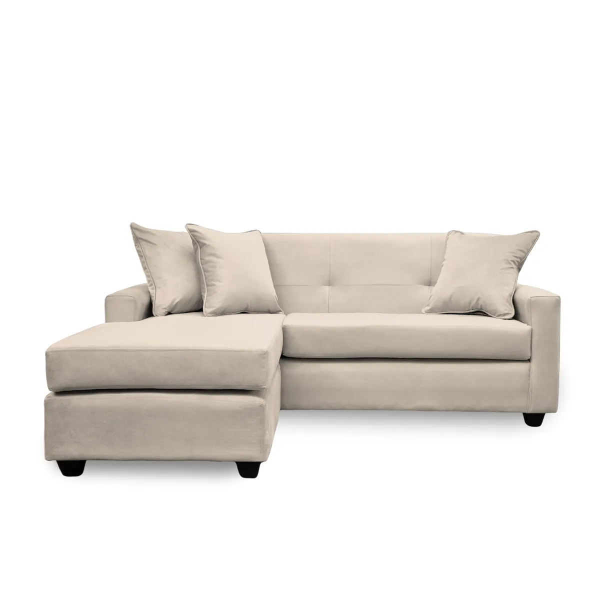 MBC - Sofá L Intercambiable New Sevilla Felpa Beige