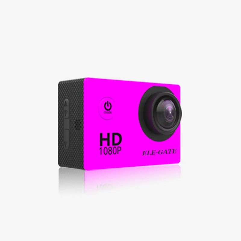 GENERICO - CÁMARA DEPORTIVA 1080P PANTALLA 2” LCD LENTE 140° BATERÍA DE 900mAh