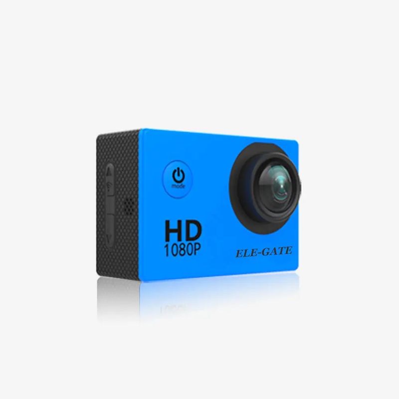GENERICO - CÁMARA DEPORTIVA FULL HD 1080P IMPERMEABLE 30M LENTE GRAN ANGULAR 140°
