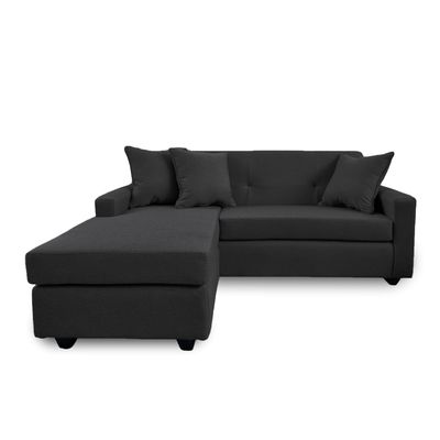Imagen 2 del producto Sofa L Intercambiable New Sevilla Tela Negro