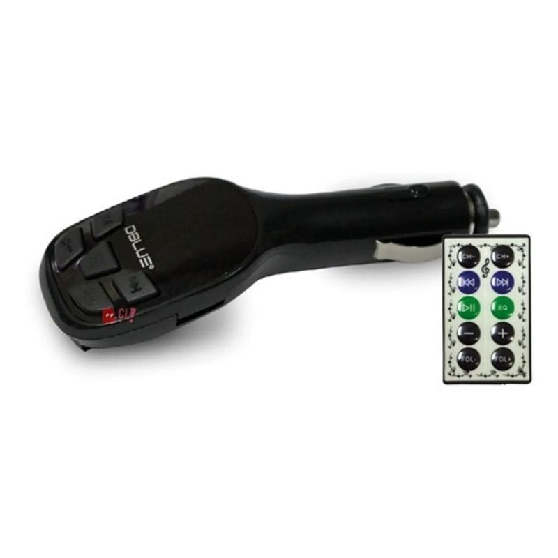 DBLUE - Transmisor Auto Auxiliar- Usb - Sd Negro - Ps