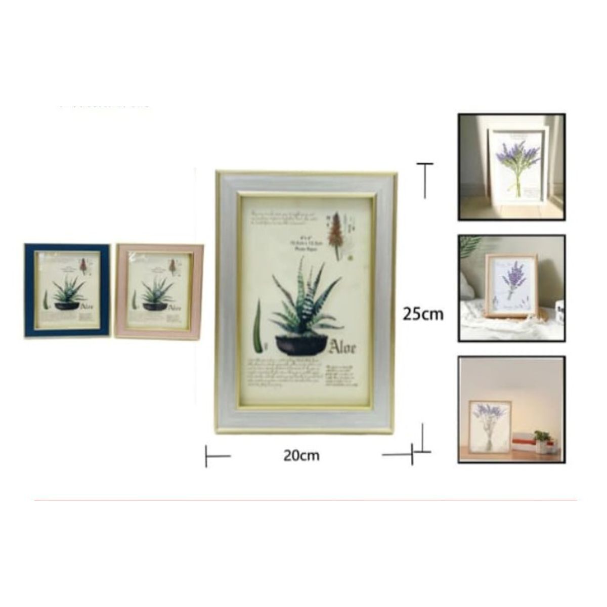 GENERICO - Marco De Fotos Para El Hogar 20 X 25 Cm