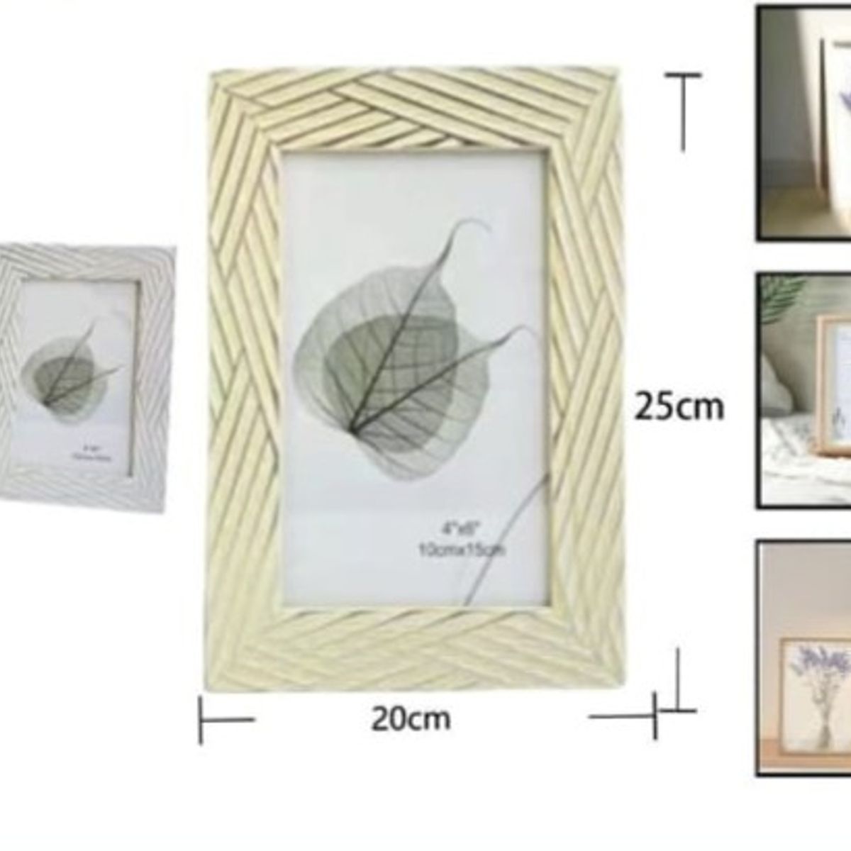 GENERICO - Marco De Fotos Para El Hogar 20 X 25 Cm