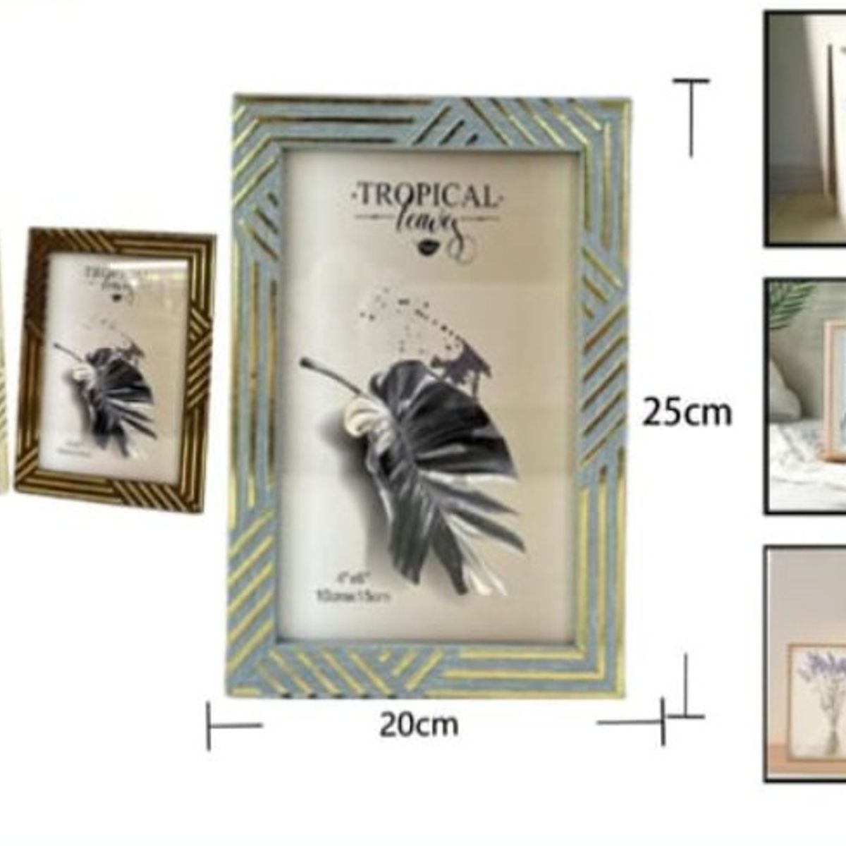 GENERICO - Marco De Fotos Para El Hogar 20 X 25 Cm