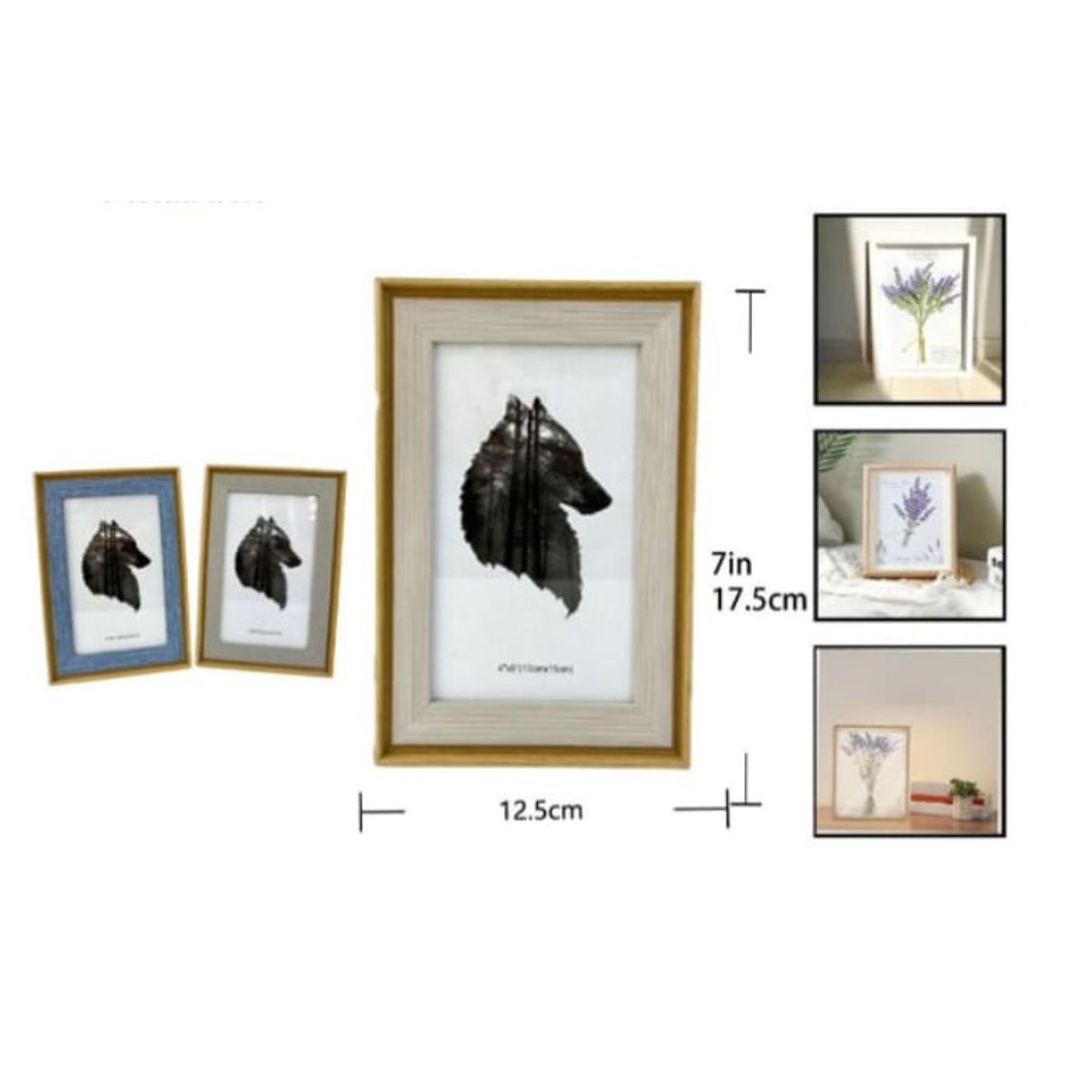 GENERICO - Marco De Fotos Para El Hogar 12,5 X 17,,5 Cm