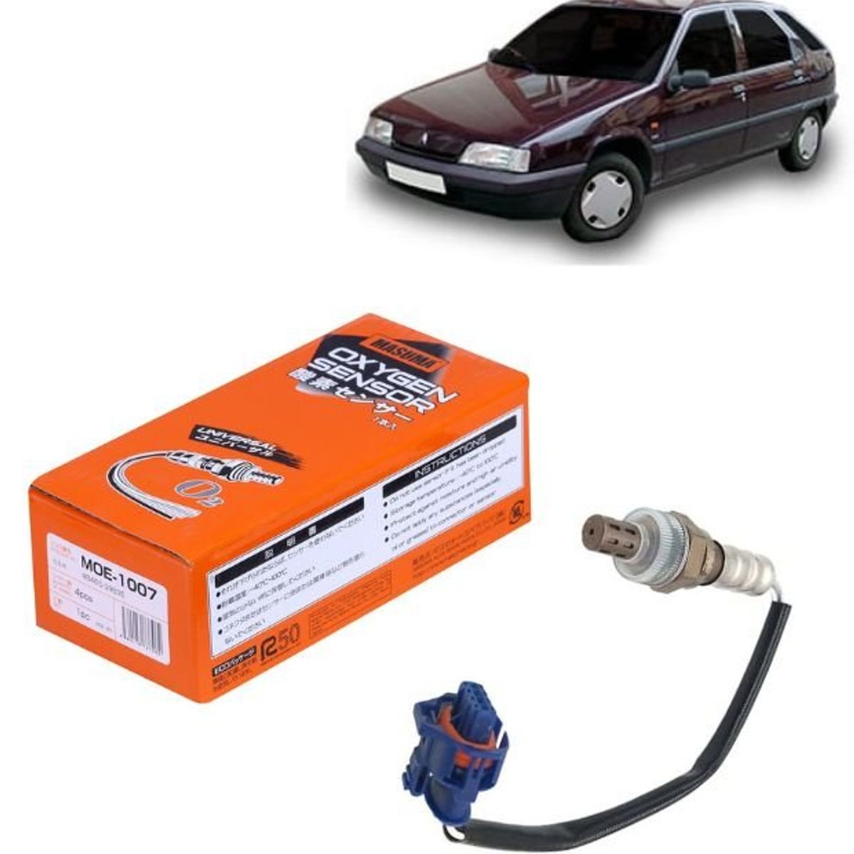 GENERICO - Sensor de Oxigeno   Para Citroen ZX 18 1991-1997 MOE-E0056