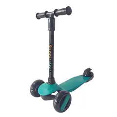 GENERICO - Scooter Plegable Led Buppi Toys Roll Verde Petróleo