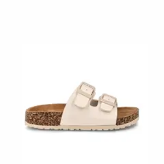 BUBBLE GUMMERS - Sandalia Niña Bubblegummers Frazer Blanco Slip on