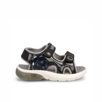 Sandalia Niño Bubblegummers Venon/Felix Negro - Gris