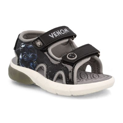 Imagen 2 del producto Sandalia Niño Bubblegummers Venon/Felix Negro - Gris