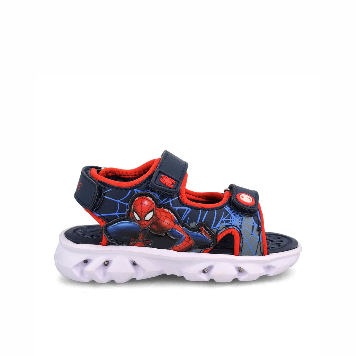 BUBBLE GUMMERS - Sandalia Niño Bubblegummers Spiderman/Flint Azul - Rojo