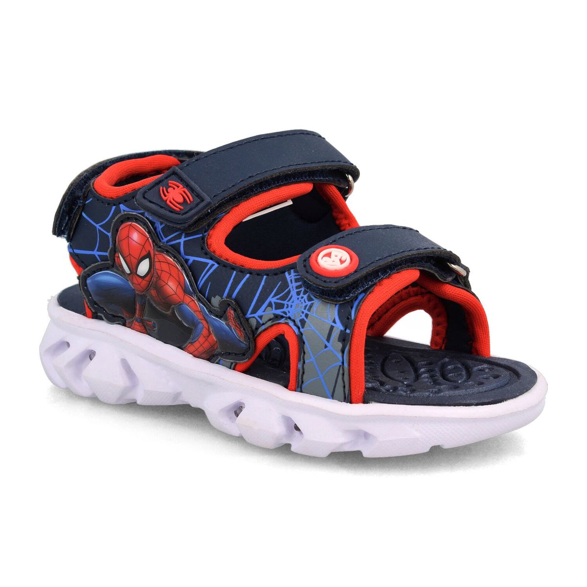 BUBBLE GUMMERS - Sandalia Niño Bubblegummers Spiderman/Flint Azul - Rojo