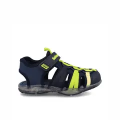BUBBLE GUMMERS - Sandalia Niño Bubblegummers Unai Negro - Gris