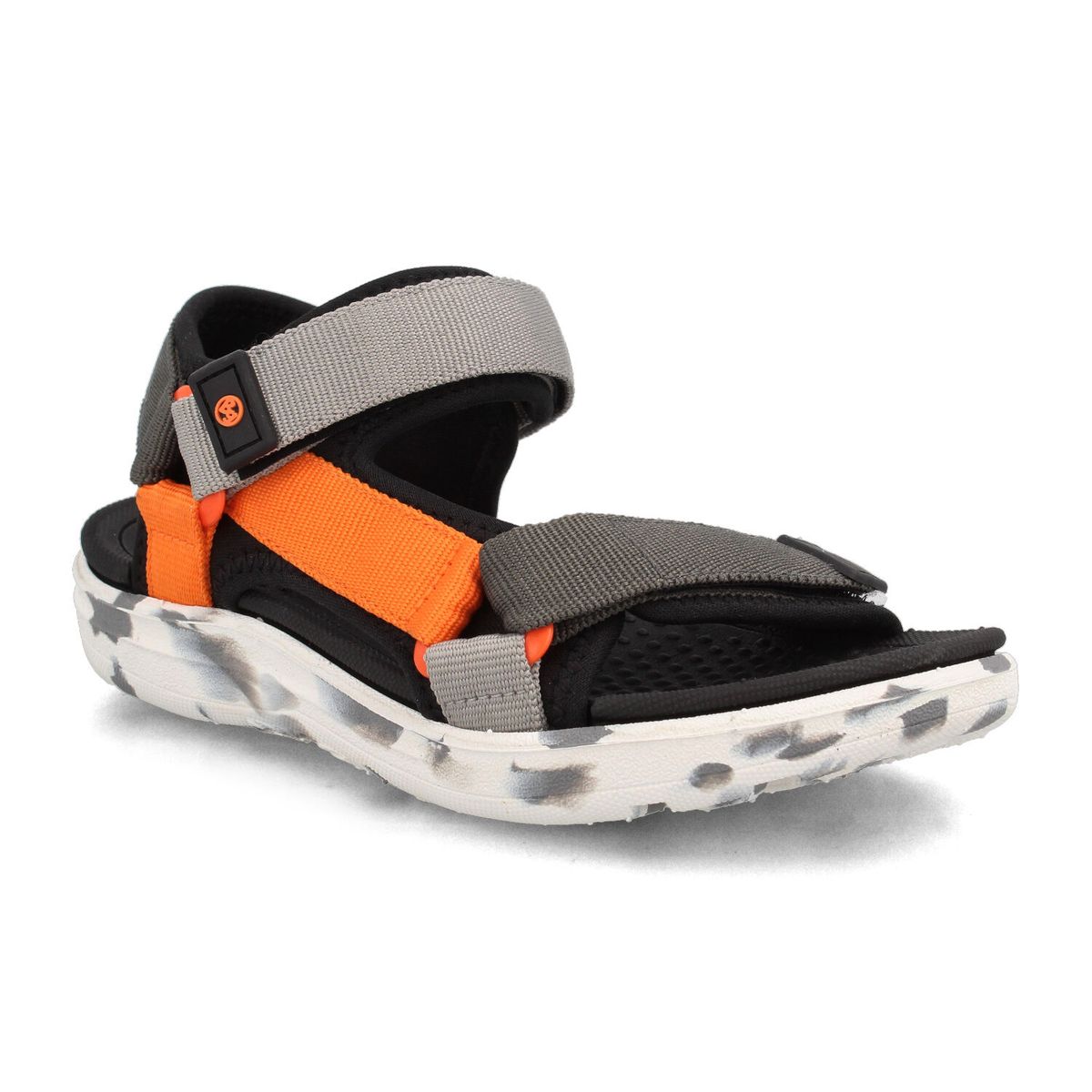 BUBBLE GUMMERS - Sandalia  Niño Bubblegummers Hurley Gris- Naranjo