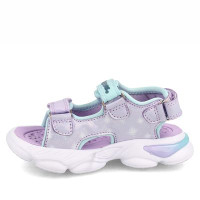 Imagen 2 del producto Sandalia Niña Bubblegummers Frozen 3 Lila-Aqua