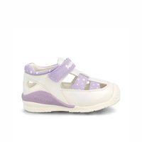 Sandalia Niña Bubblegummers Bio Fit Blanco - Lila