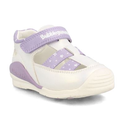 Imagen 2 del producto Sandalia Niña Bubblegummers Bio Fit Blanco - Lila
