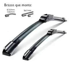 IRM - Par de Plumillas Para Limpiaparabrisas 18 pulgadas 45cm Brazo tipo Gancho