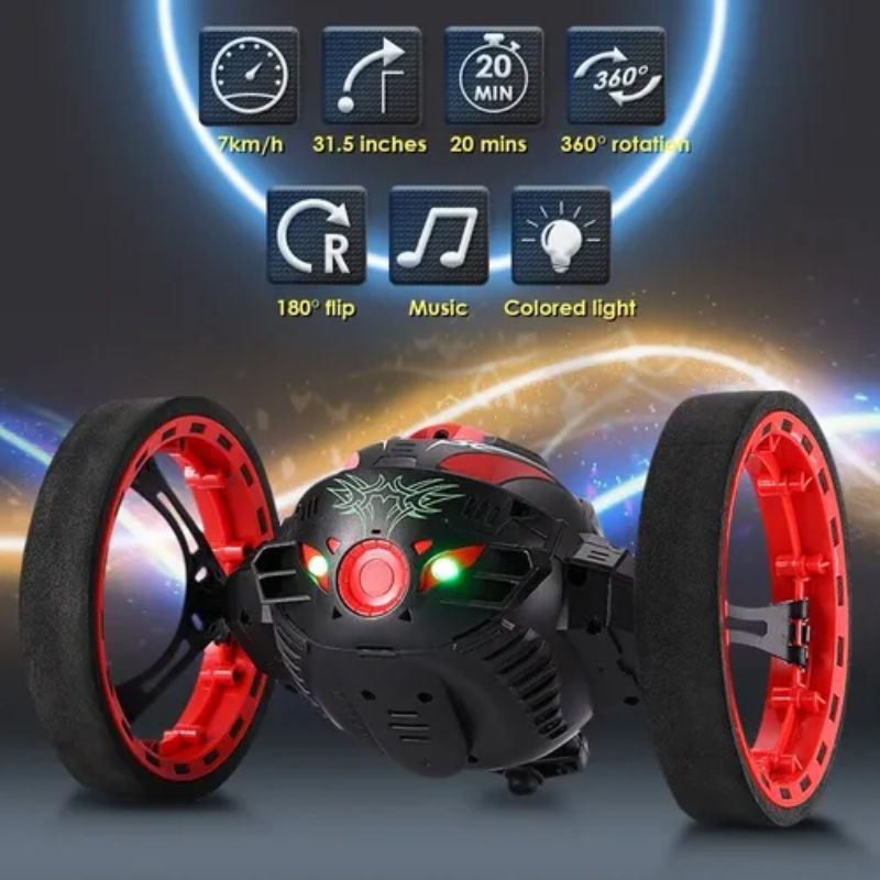 GENERICO - Auto Control Remoto 2.4ghz Sumo Saltarin 360 Todoterreno