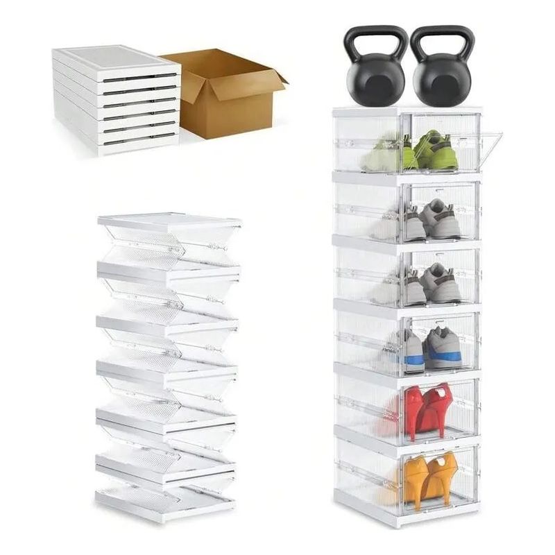 GENERICO - Zapatero Plegable Portátil 6 Cajones