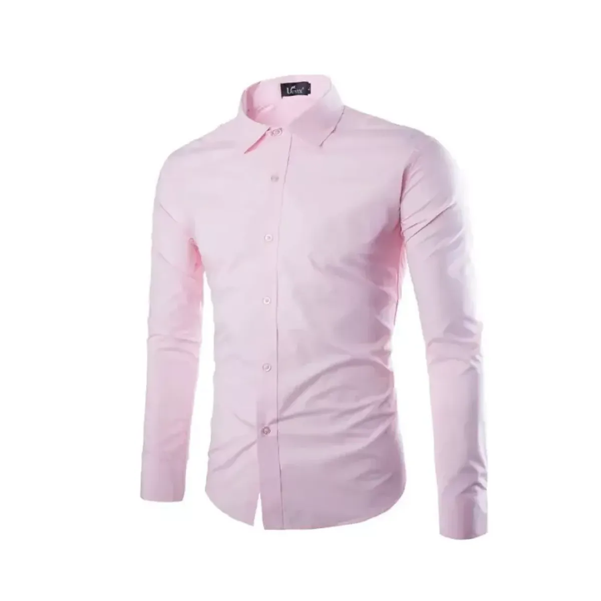 XPRESS RECHARGE - Camisa de vestir lisa para hombre