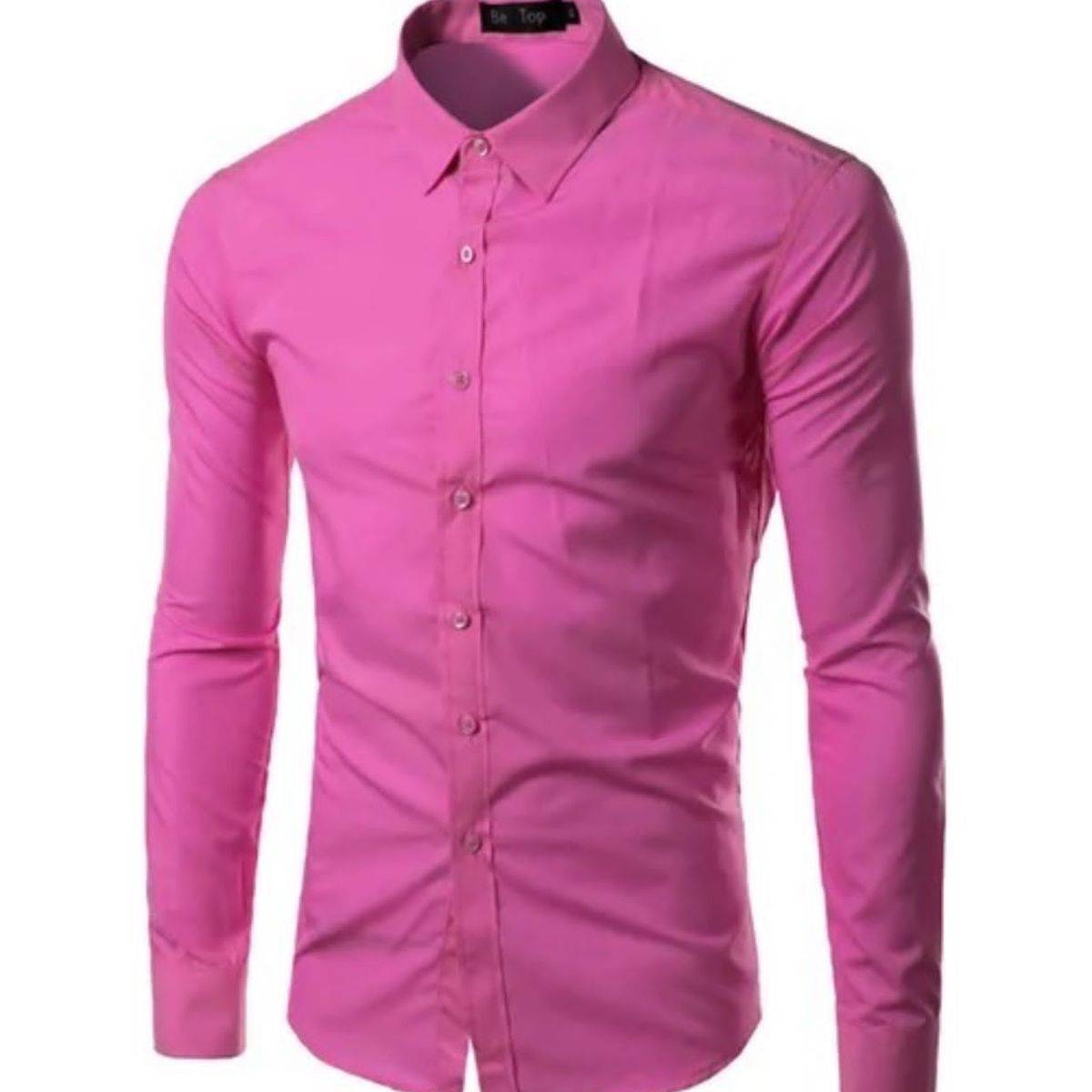 XPRESS RECHARGE - Camisa de vestir lisa para hombre