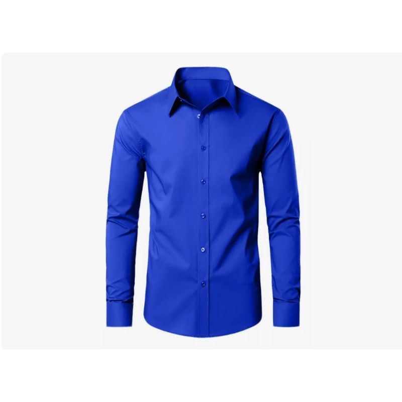 XPRESS RECHARGE - Camisa de vestir lisa para hombre