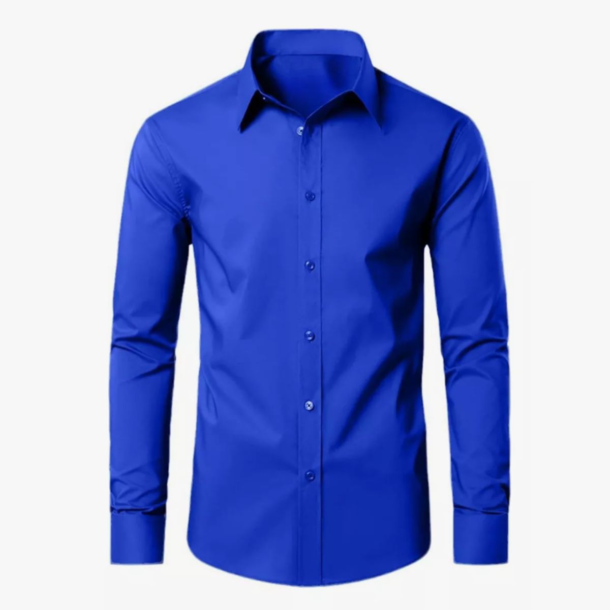 XPRESS RECHARGE - Camisa de vestir lisa para hombre