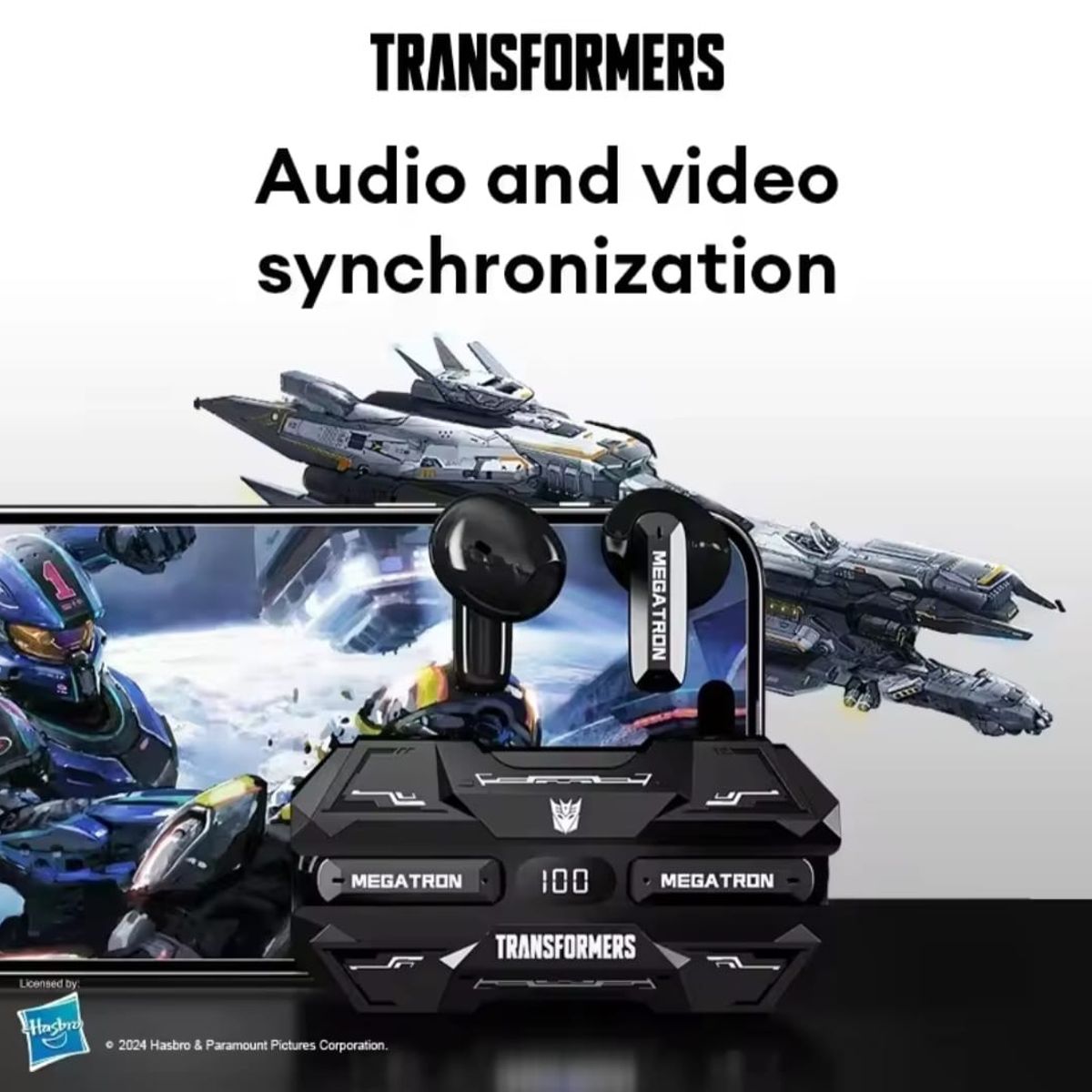 TRANSFORMERS - Auriculares Inalámbricos Transformers Tf-t51 Color Negro