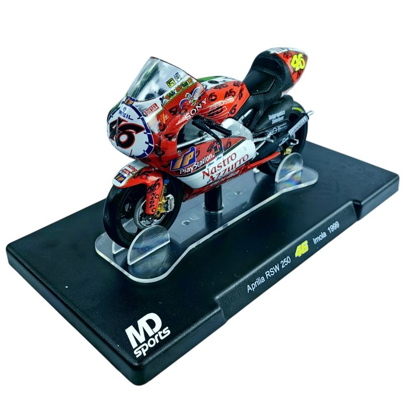 FORMULA 1 - Moto GP Aprilia RSW 250 1999 #46 Valentino Rossi Escala 1:18