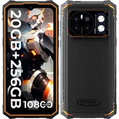 DOOGEE - HOTWAV Cyber13 Pro Celular 20GB+256GB 10800mAh Smartphone-Negro
