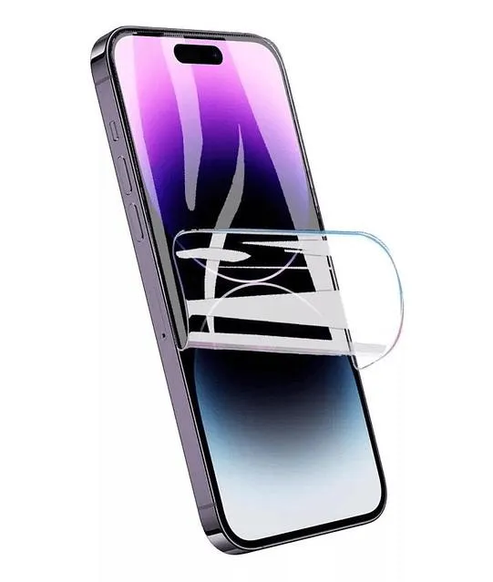 Lamina protectora de Hidrogel compatible con iPhone 16 plus