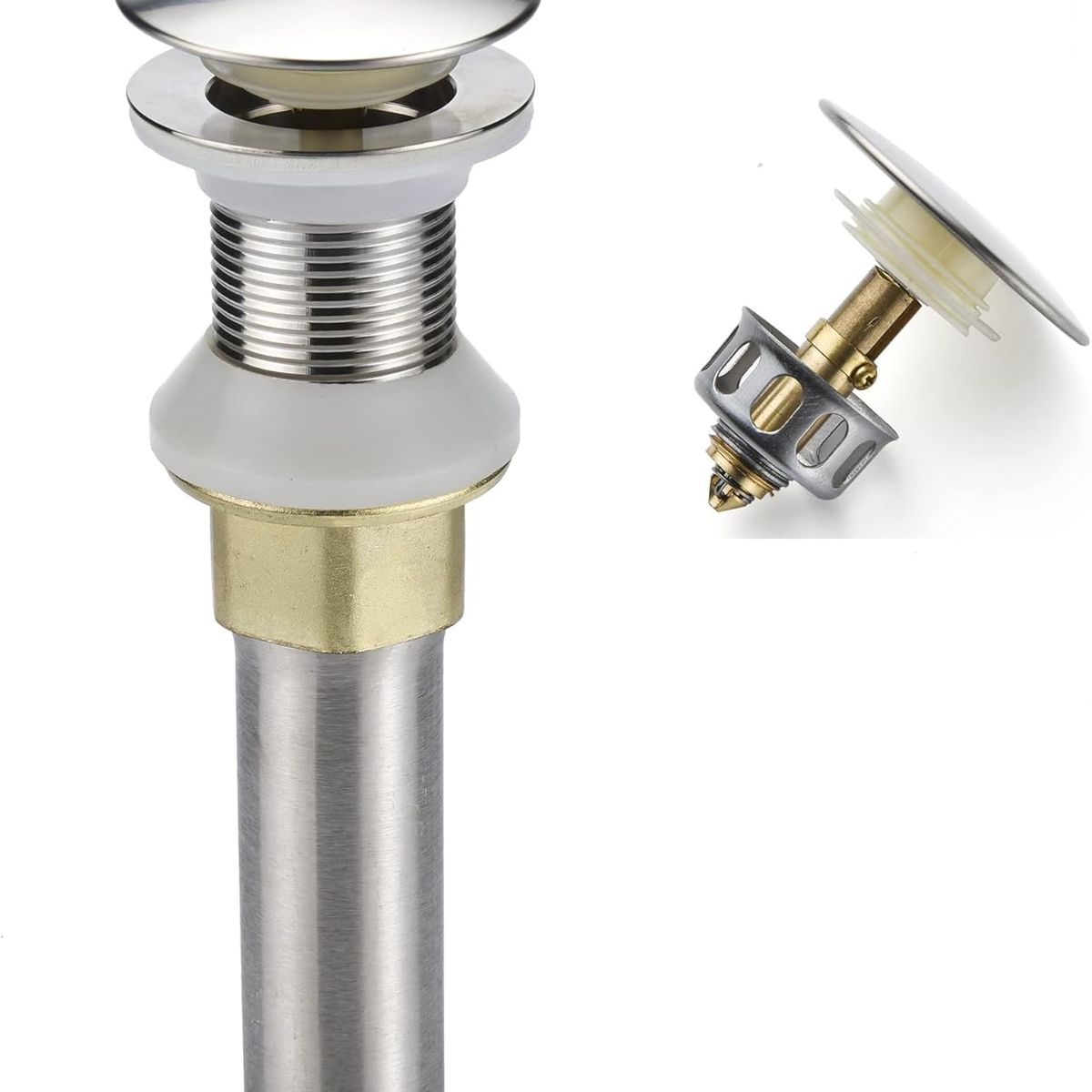 KUANGYE - Desagüe Pop Up Sin Rebalse Para Lavamanos