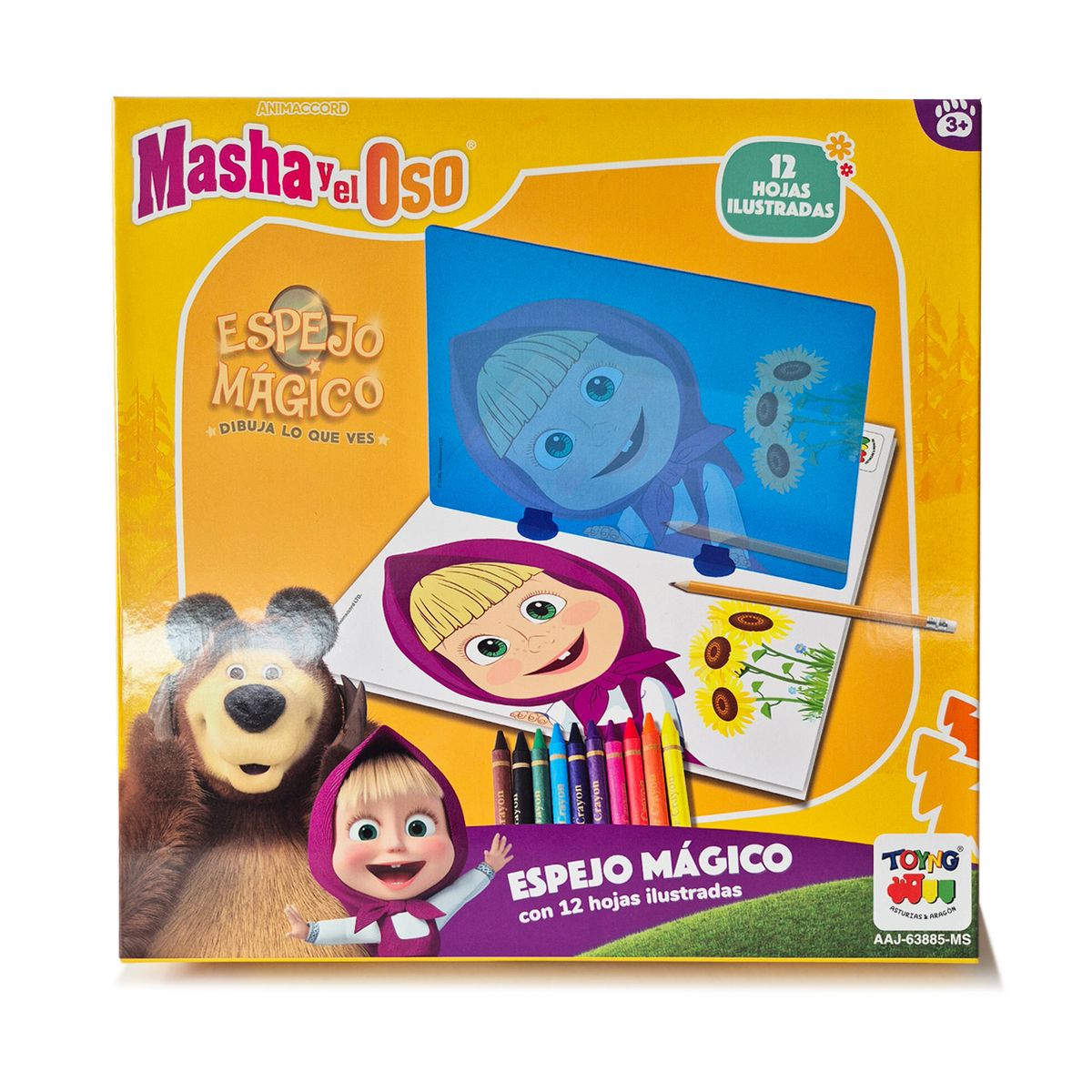 MASHA Y EL OSO - Juego Educativo Espejo Mágico - Masha