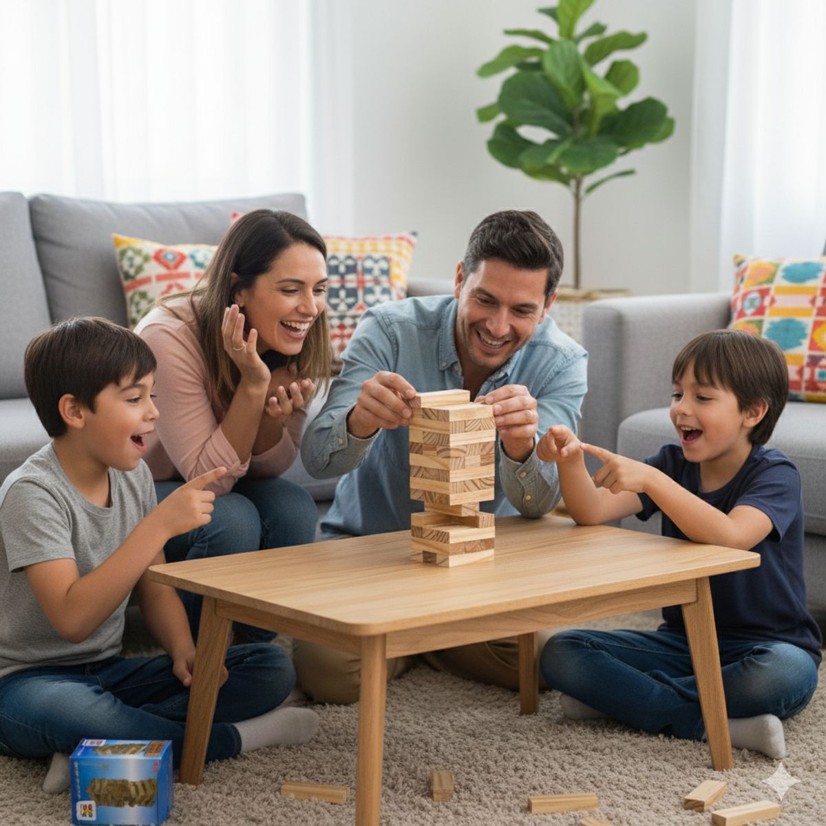TOYNG - Juego de Mesa Torre Madera Chica - Toyng
