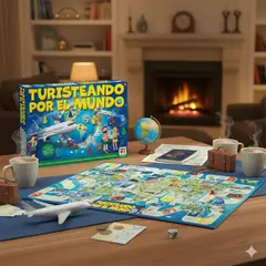 TOYNG - Juego de Mesa Turisteando Mundo -