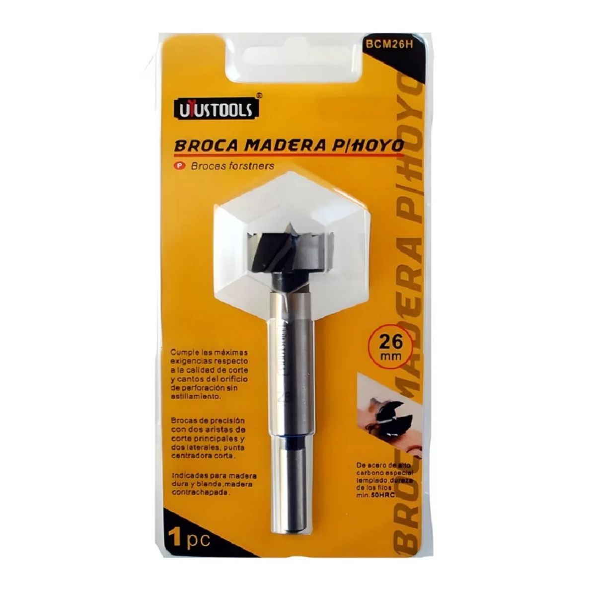 UYUSTOOL - BROCA PERFORADORA PARA MADERA  UYUSTOOL 26MM