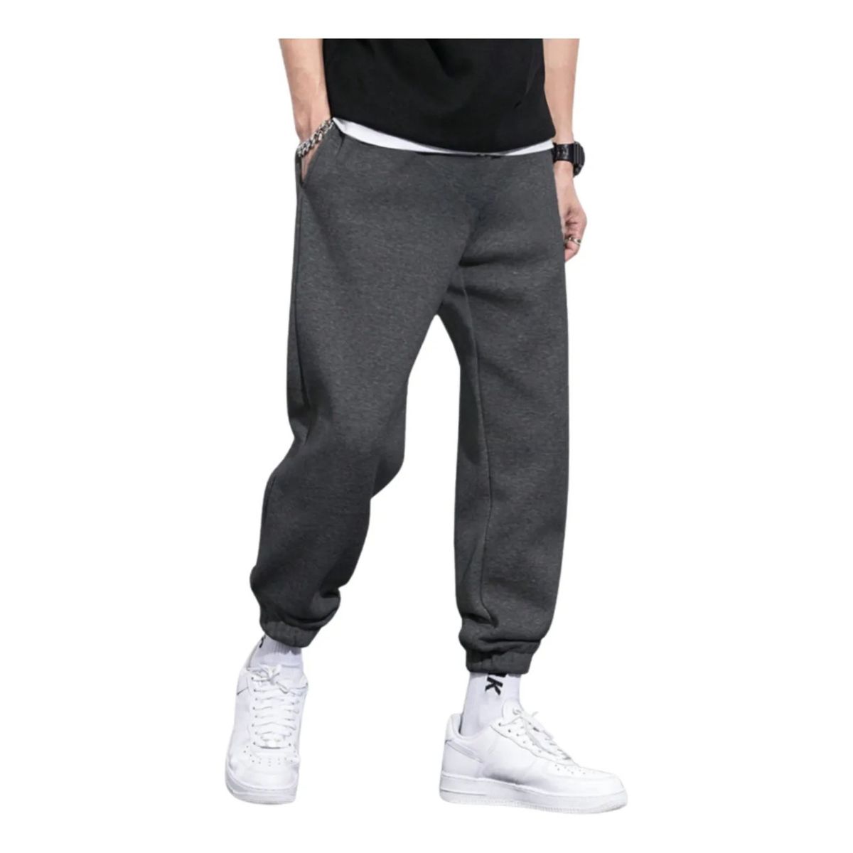 LOOK SHOP - Pantalon Buzo Hombre Algodon. Jogger Fit Deportivo 659