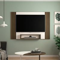 Panel TV hasta 47 pulgadas 120x80x23 cm Blanco Pino - TV Cine