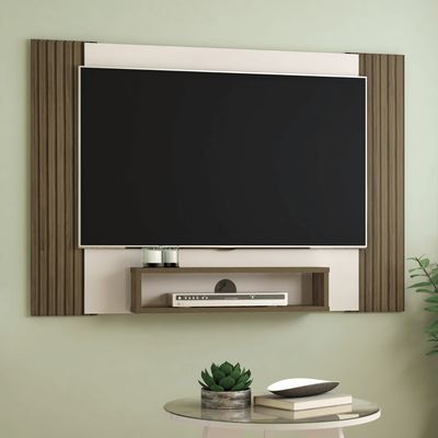 Imagen 2 del producto Panel TV hasta 47 pulgadas 120x80x23 cm Blanco Pino - TV Cine