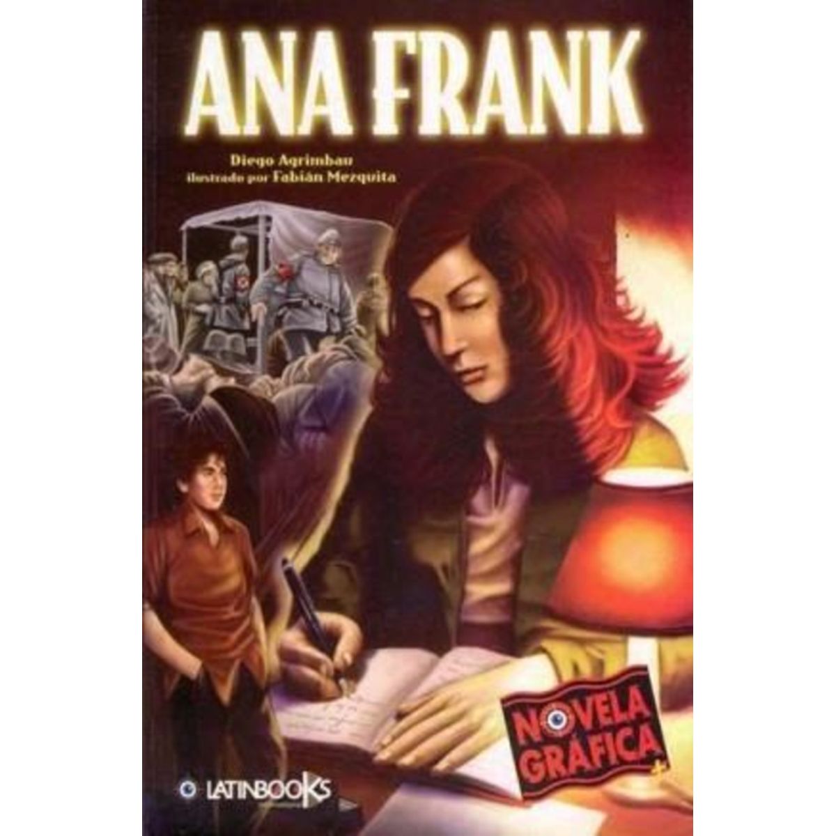 LATINBOOKS - Libro Novela Gráfica - Ana Frank - Agrimbau, Diego
