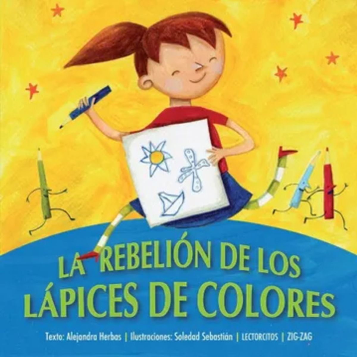 ZIG ZAG - Libro La Rebelión De Los Lápices De Colores - Herbas