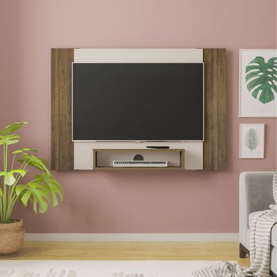 Imagen 2 del producto Panel TV hasta 47 pulgadas 120x80x23 cm Blanco Marrón - TV Cine