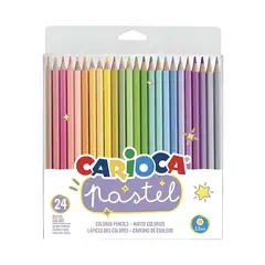 CARIOCA - Lápices Pastel 24 Colores