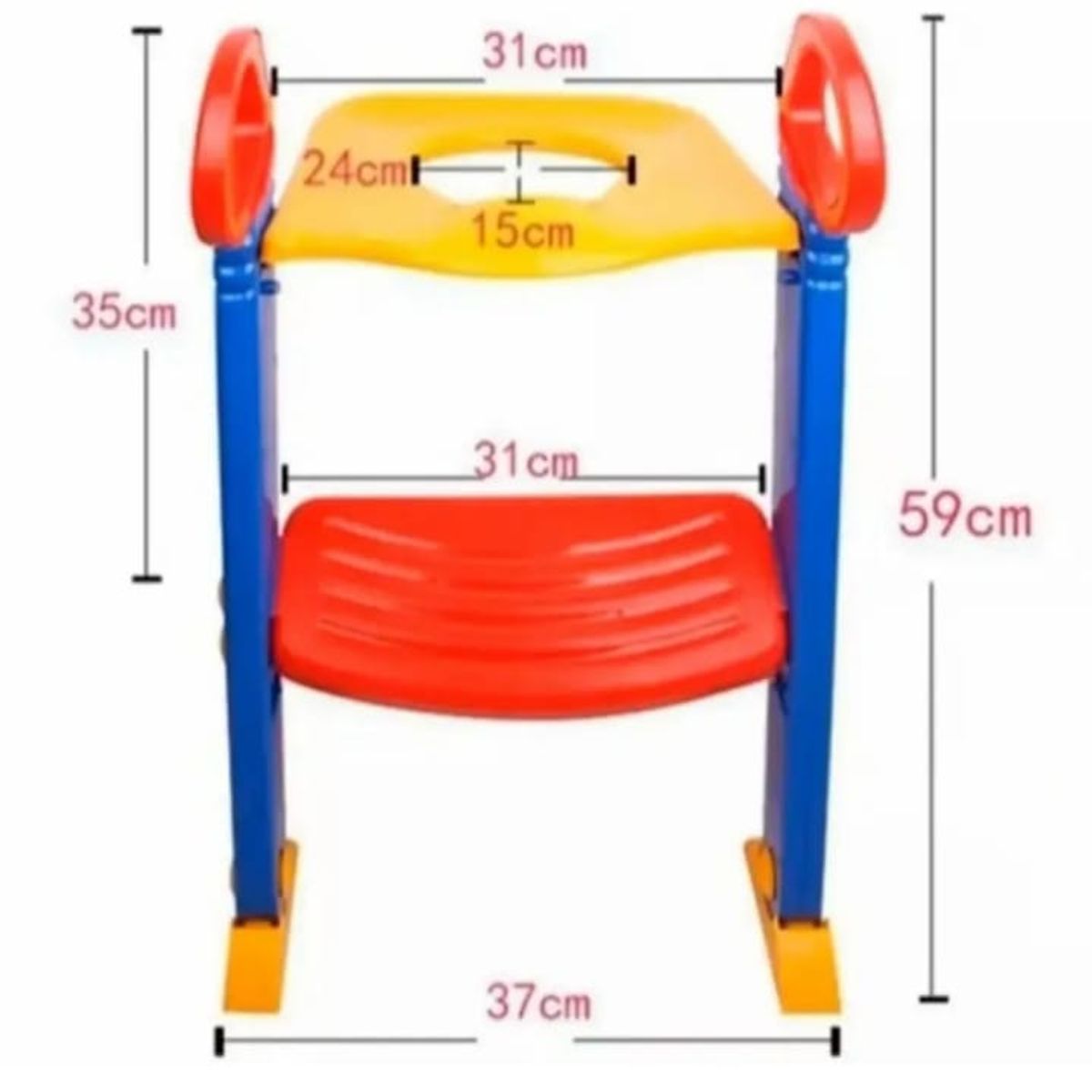 GENERICO - ADAPTADOR DE WC CON ESCALERA PARA NIÑOS